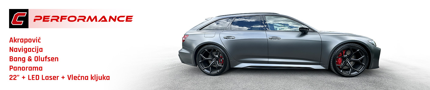 Najem super športnika Audi RS6 Performance